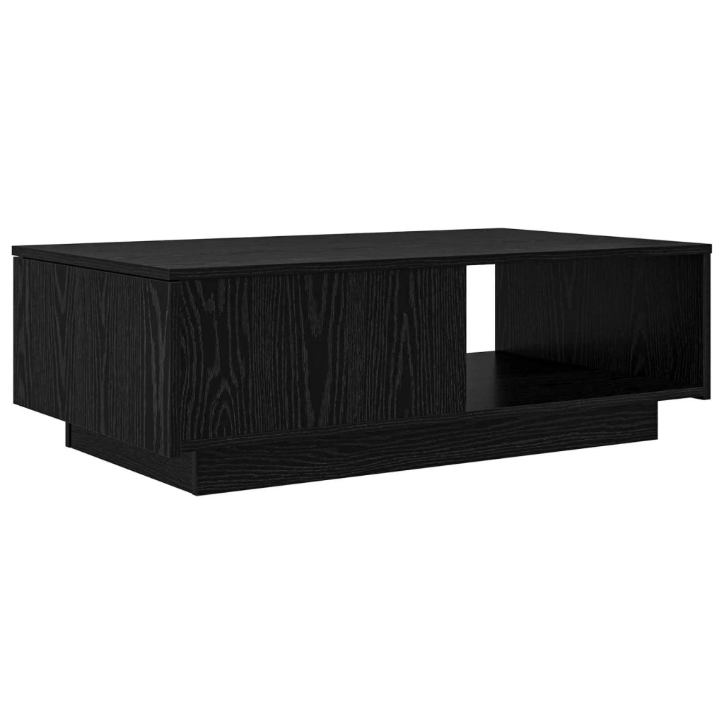 Tavolino da salotto con cassetto Rovere Nero 95 x 55 x 31 cm 8000181