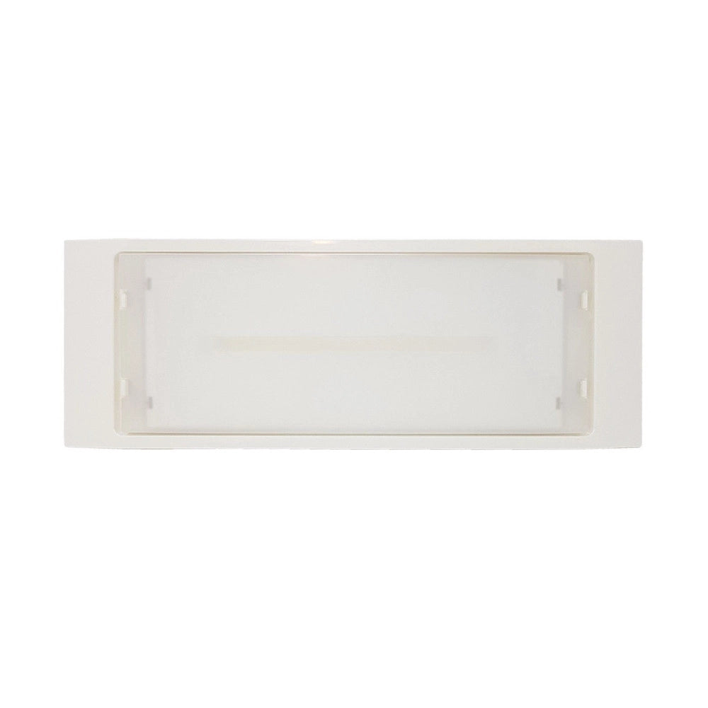 Trade Shop - Lampada Plafoniera Emergenza Luce Led 4w Incasso Parete Ip40 De Lite 6500k -