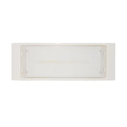 Trade Shop - Lampada Plafoniera Emergenza Luce Led 4w Incasso Parete Ip40 De Lite 6500k -