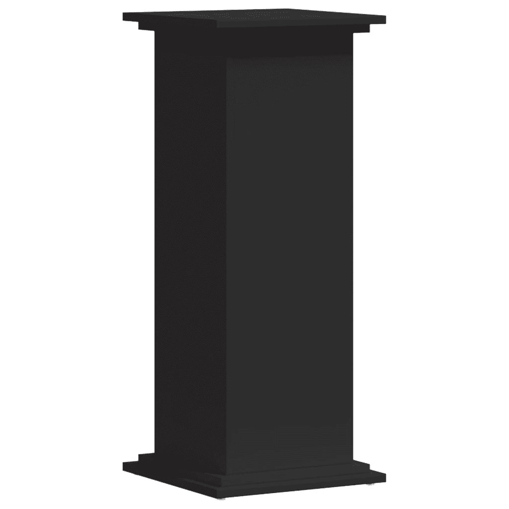 Supporto per piante | Sostegno per piante Nero 33x33x80 cm in Truciolato