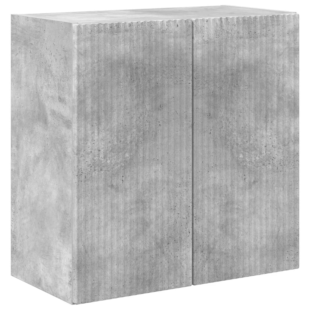 Mobile TV da parete Grigio cemento 59,5 x 31 x 60 cm