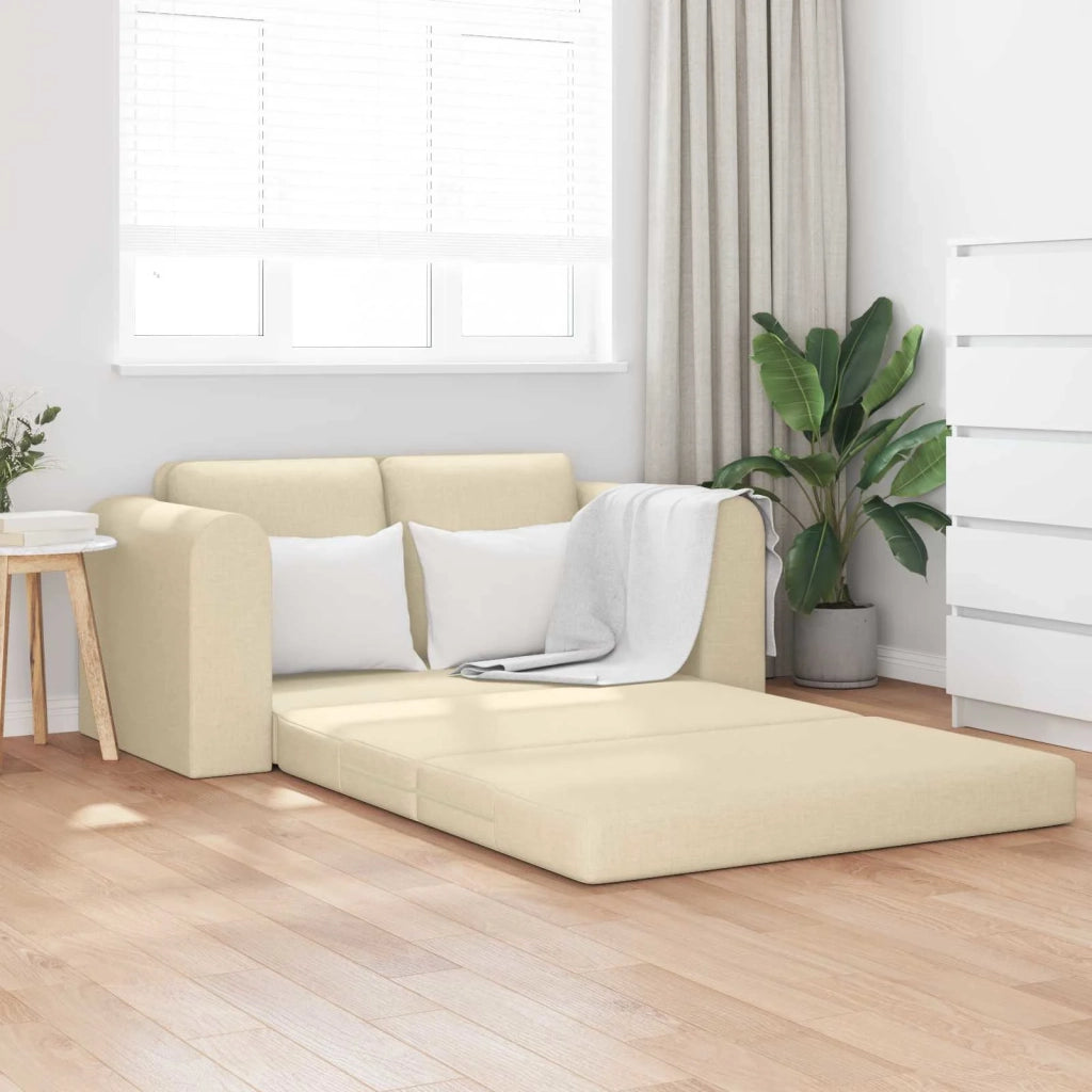 Divano letto 60cm Crema Tessuto 4106679