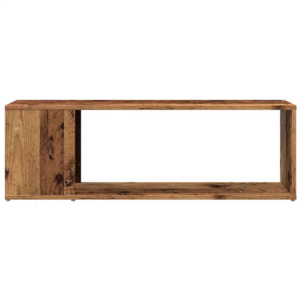 Mobile Porta TV Legno Antico 100x24x32 cm in Legno Multistrato 856738