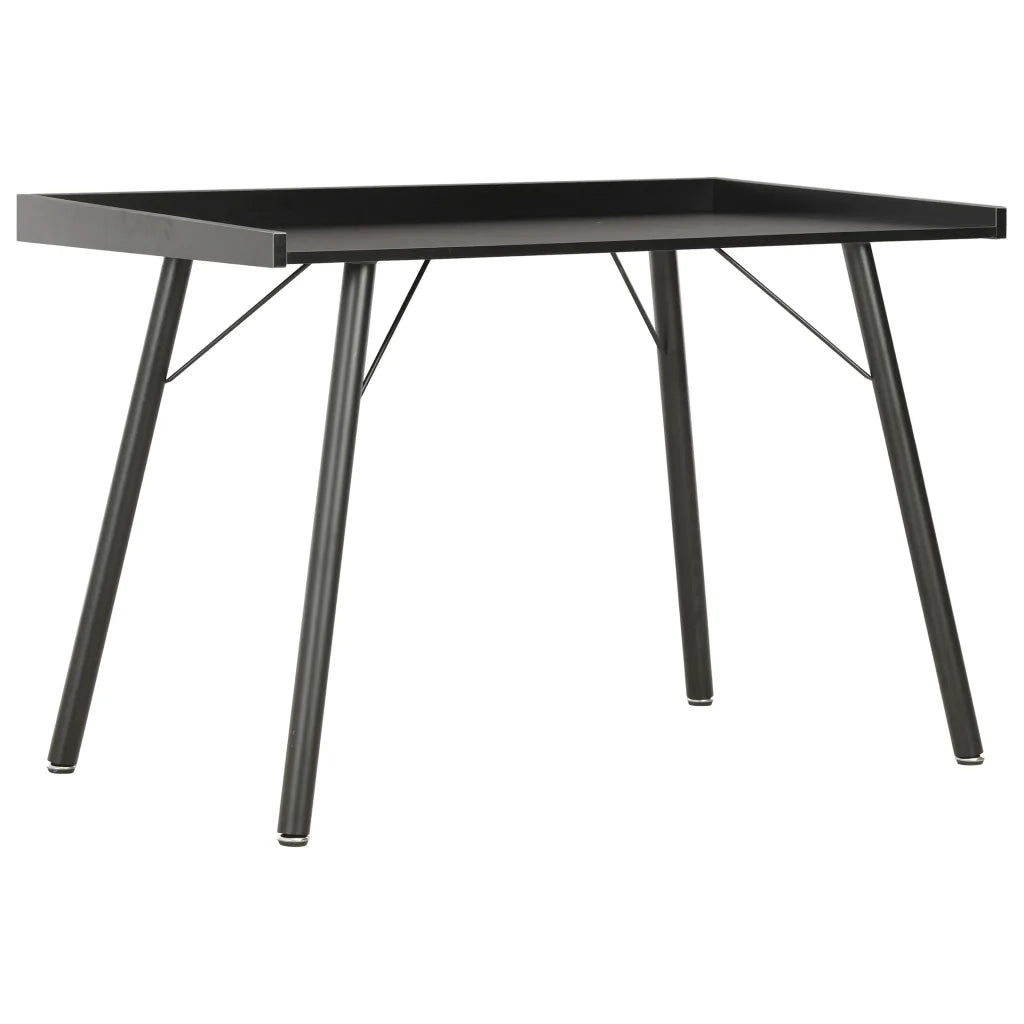 Scrivania Nera 90x50x79 cm cod mxl 77040