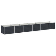 Letto rialzato da giardino Antracite 480 x 80 x 55 cm 8006444