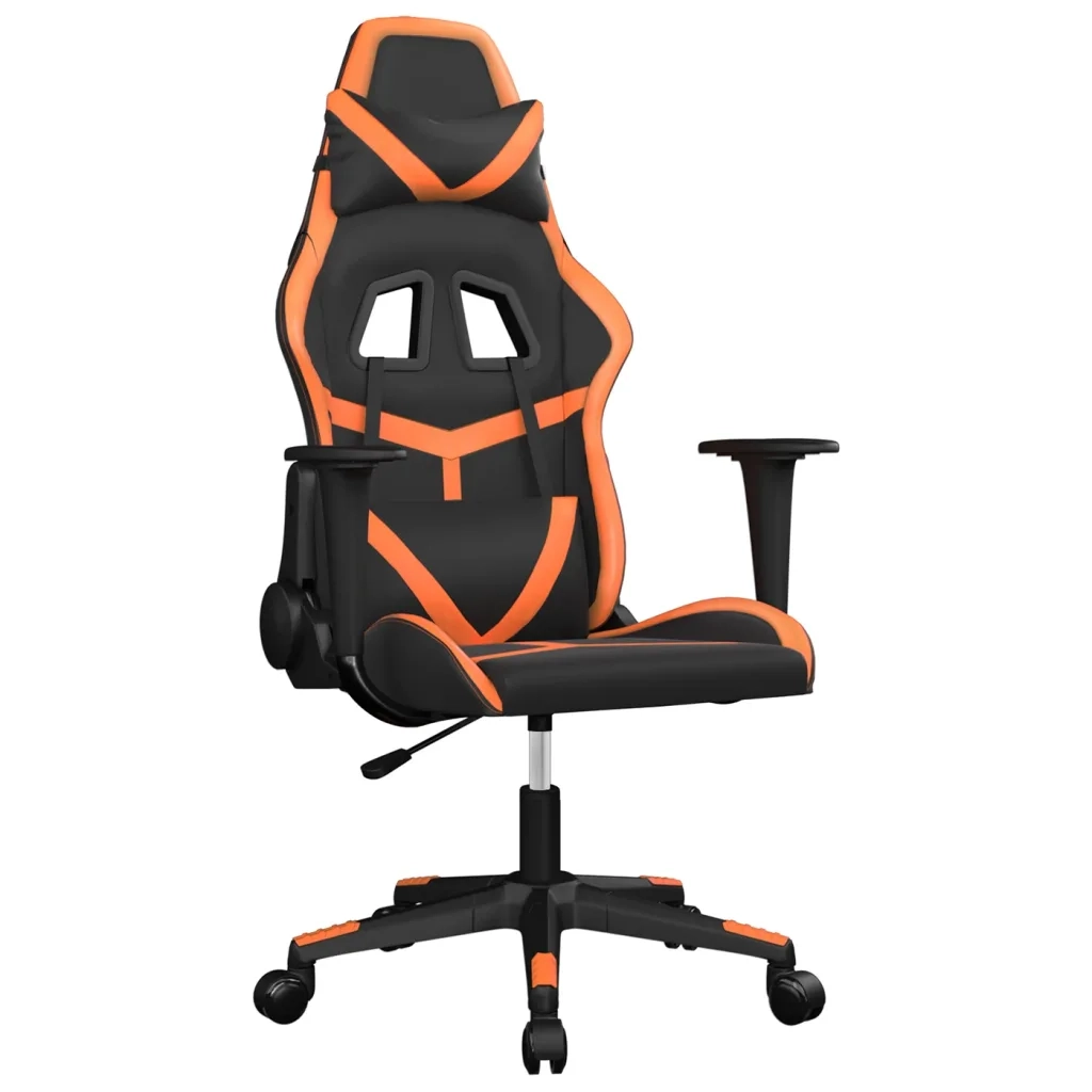 Sedia da Gaming Nero e Arancione in Similpellecod mxl 75886