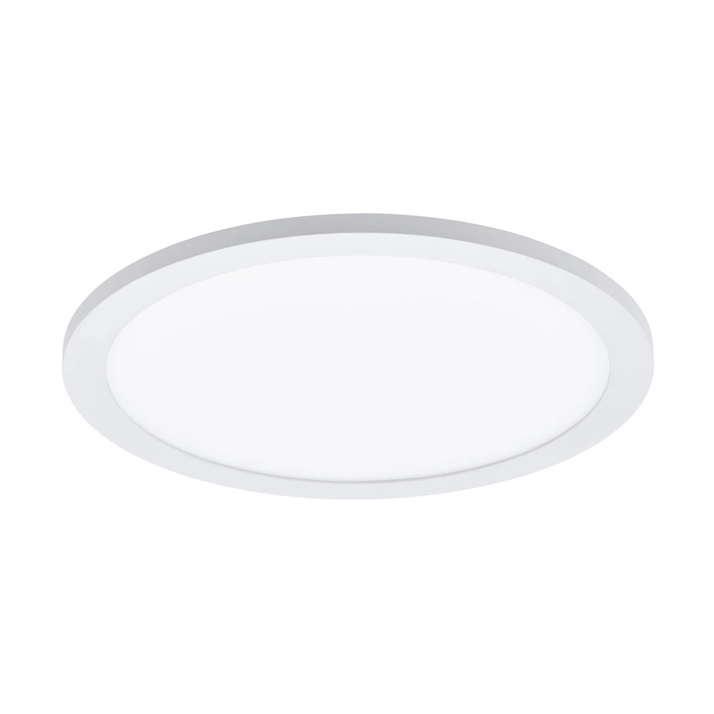 Plafoniera Moderna Sarsina-A Alluminio Bianco Luce Led Integrato 14W