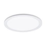 Plafoniera Moderna Sarsina-A Alluminio Bianco Luce Led Integrato 14W