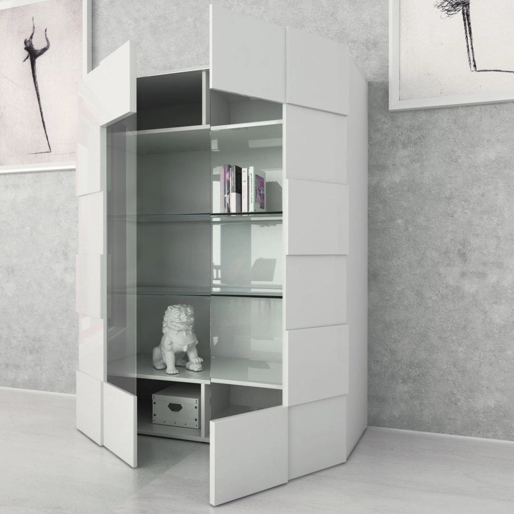 Credenza/Vetrina LONDON antracite