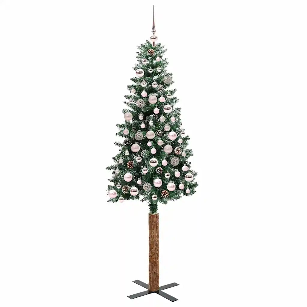 Albero di Natale snodato con 300 LED con supporto Verde 180 cm 3394901