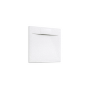 Piatto doccia 80x80 effetto pietra colore bianco | Cosmos