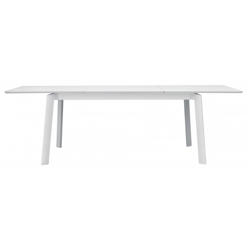 Tavolo San Donato - Allungabile 160/240 X 102 Cm - Allungo Centrale - Bianco Moia