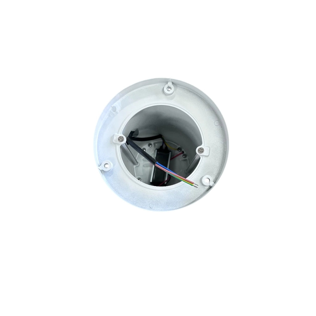 Lampione LED da Giardino 80cm con Palo Bianco 15W IP65 CCT Switch 3 Tonalità Luce selezionabili 3000K 4000K 6500K illuminazione residenziale