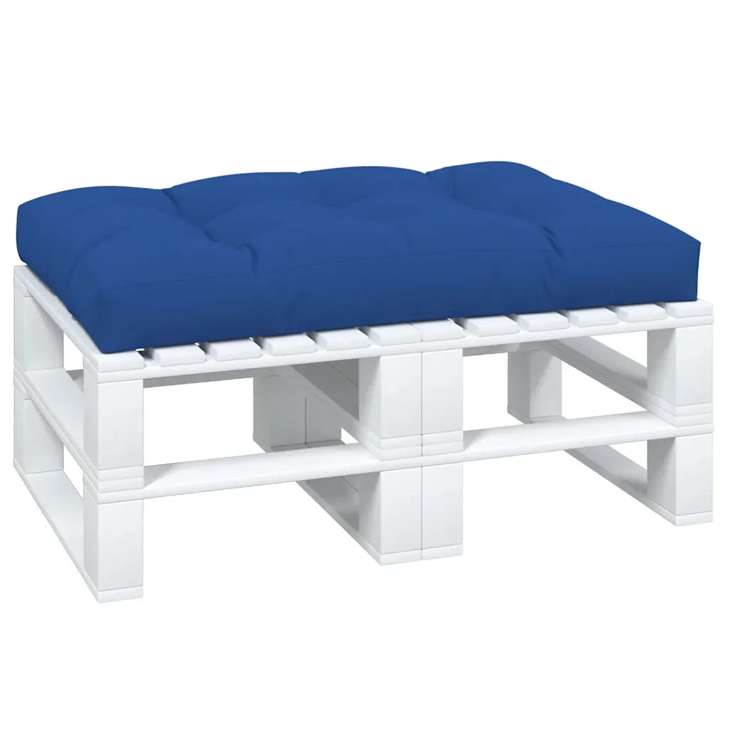 vidaXL Cuscino per Pallet Blu Reale 120x80x12 cm in Tessuto