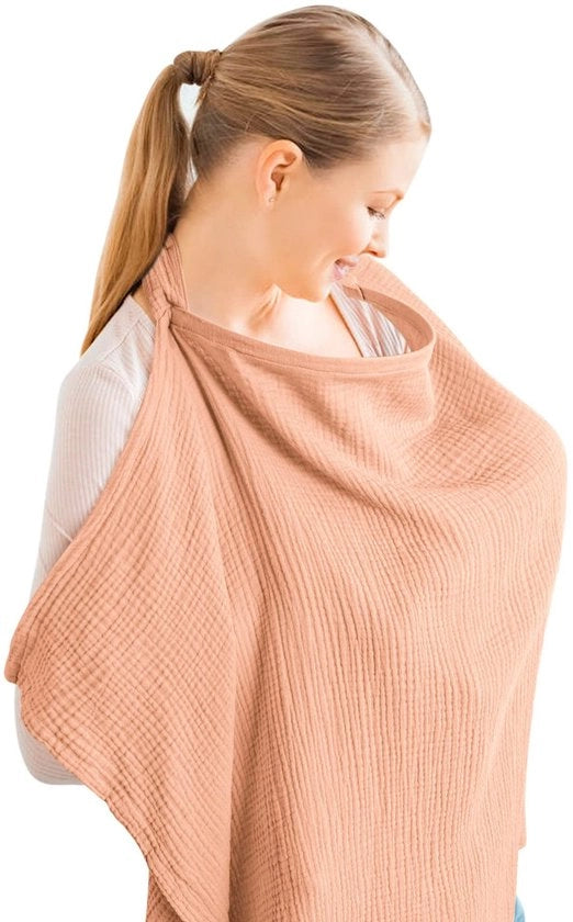Borsetto da asciugamano da 75*95 cm in cotone, pieghevole e lavabile, colore rosa chiaro.