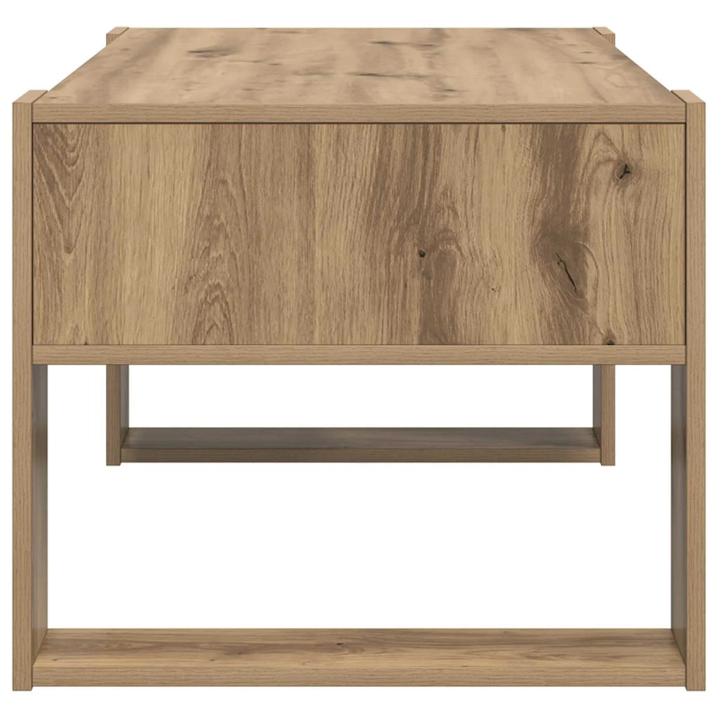 Tavolino da salotto Rovere artigianale 92 x 53 x 45 cm
