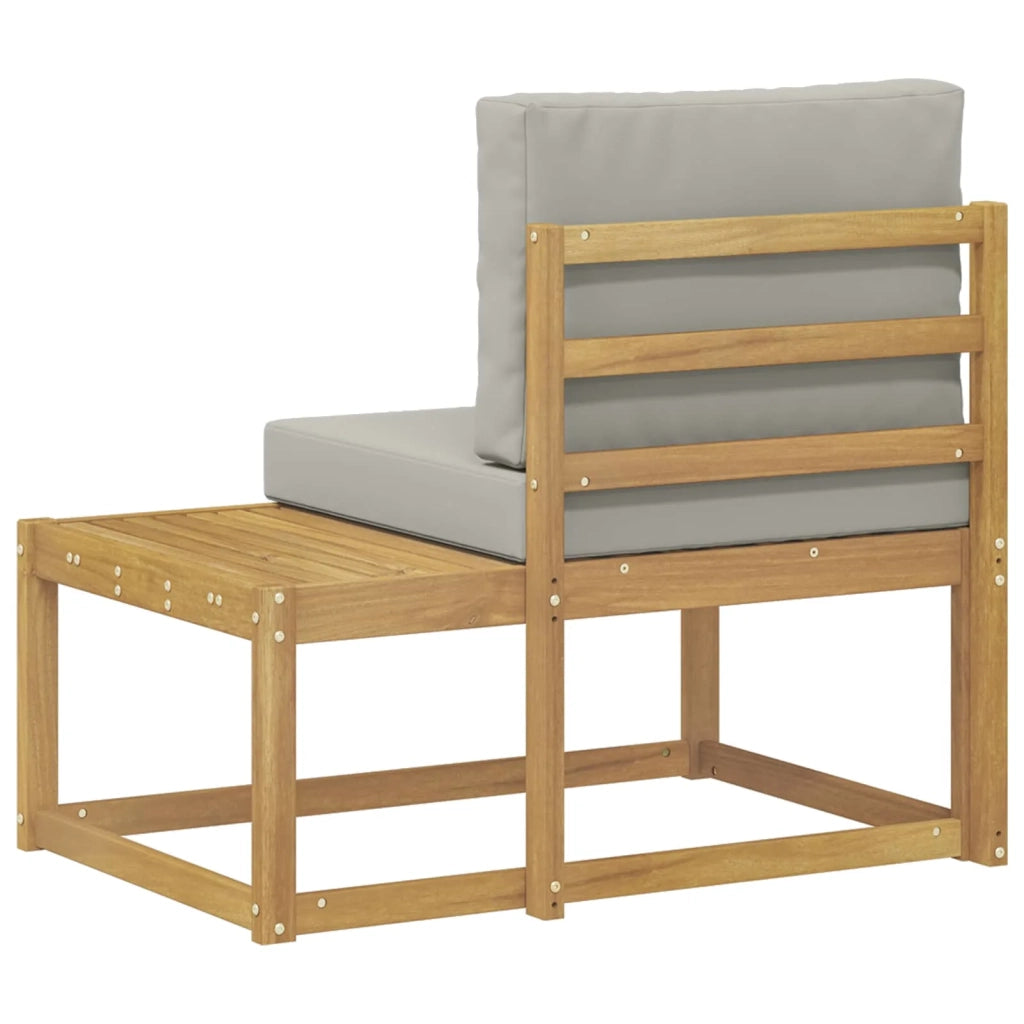 Divano da Esterno con cuscino-Divano da Giardino Bianco 91 x 63 x 73 cm 336062