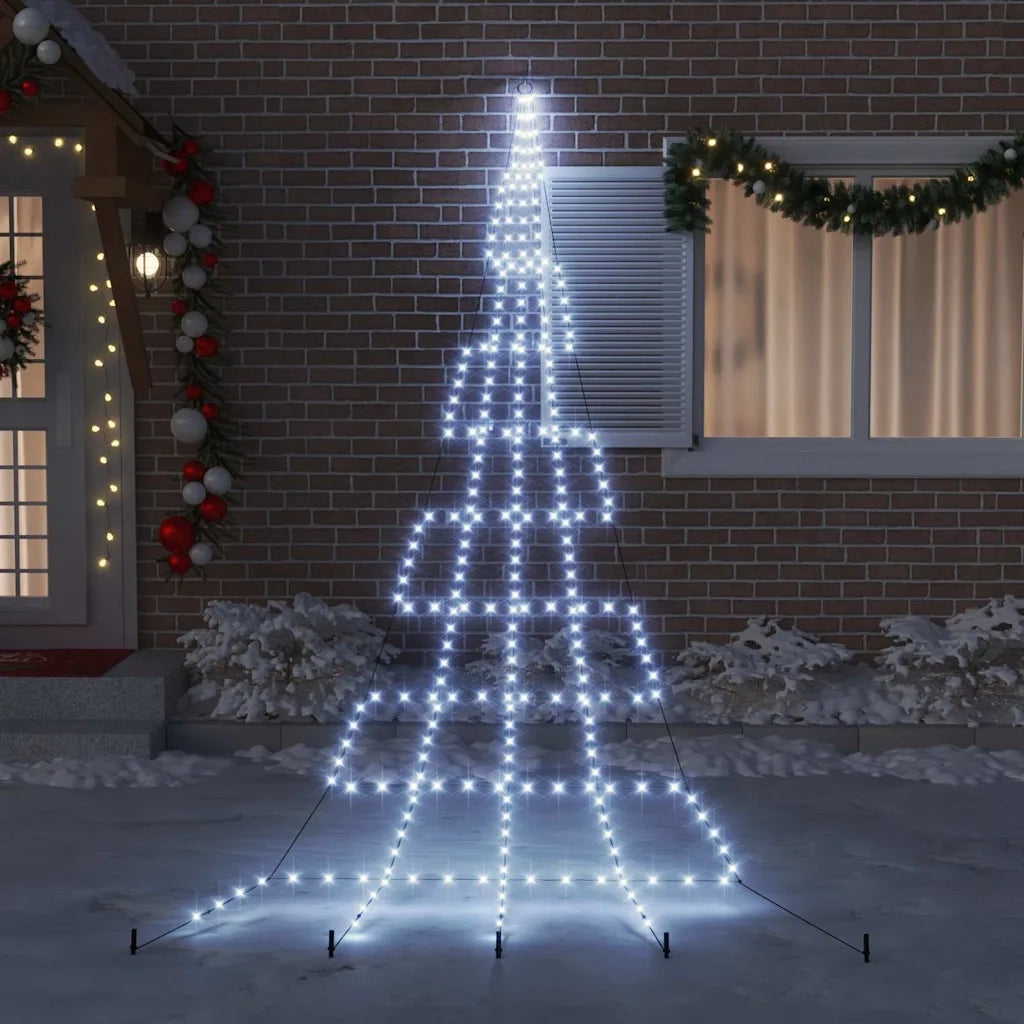 Albero di Natale LED con picchetti per il terreno 511 cm 42018746