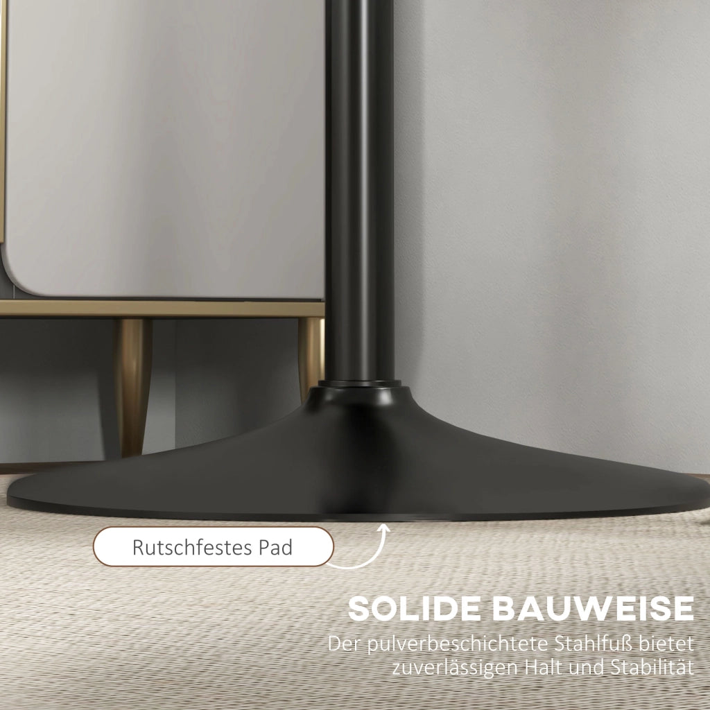 Tavolino da bar ¨C zephmum ¨C nero 60x60x102 cm