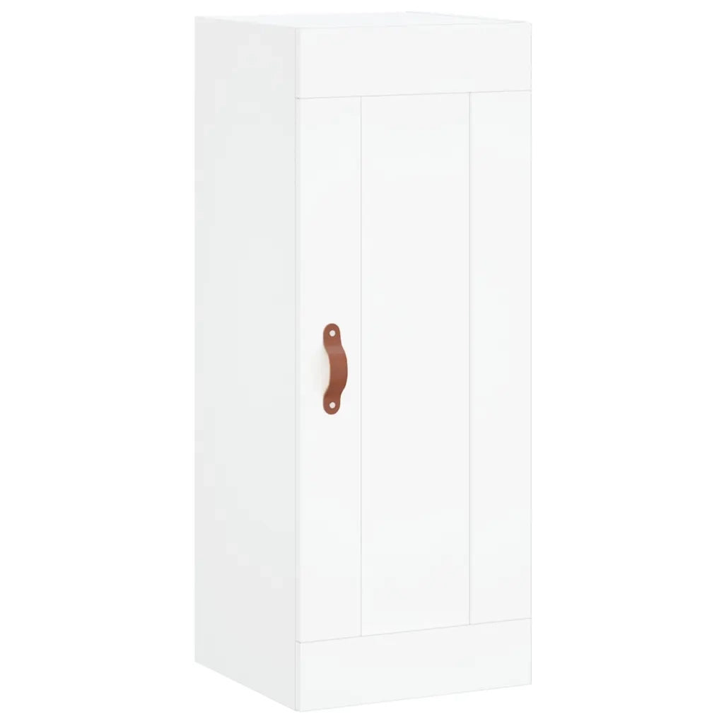 Credenza | Madia | Buffet da pranzo | Armadio da pranzo Bianca 34,5x34x180 cm in Legno Multistrato