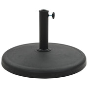 Base per Parasole Rotonda in Poliresina 19 kg Nera CFW1501145