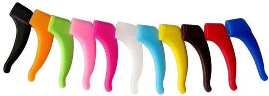 Contenitori per occhiali 12 pezzi - Silicone - Antiscivolo - Appoggio occhiali - Supporti auricolari - Appoggio orecchio - Appoggio occhiali