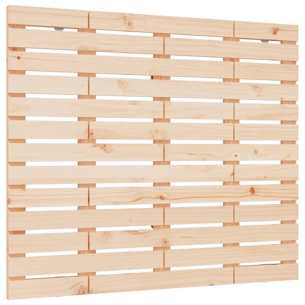 Testiera | Testata da Parete 126x3x91,5 cm in Legno Massello di Pino