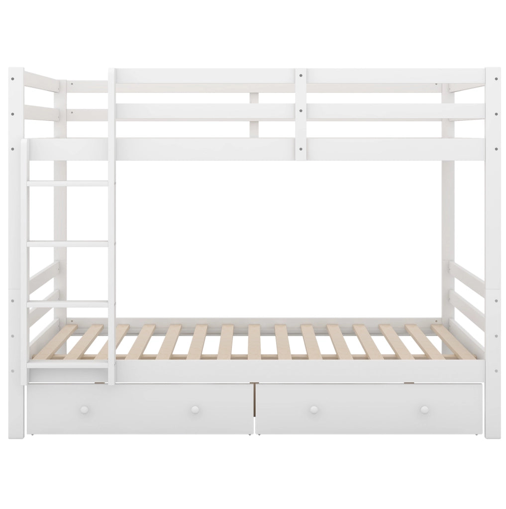 Letto a castello 140x200 cm con cassetti e vano contenitore