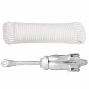 Ancora Pieghevole con Corda Argento 4 kg Ghisa Zincata a Caldo 94276