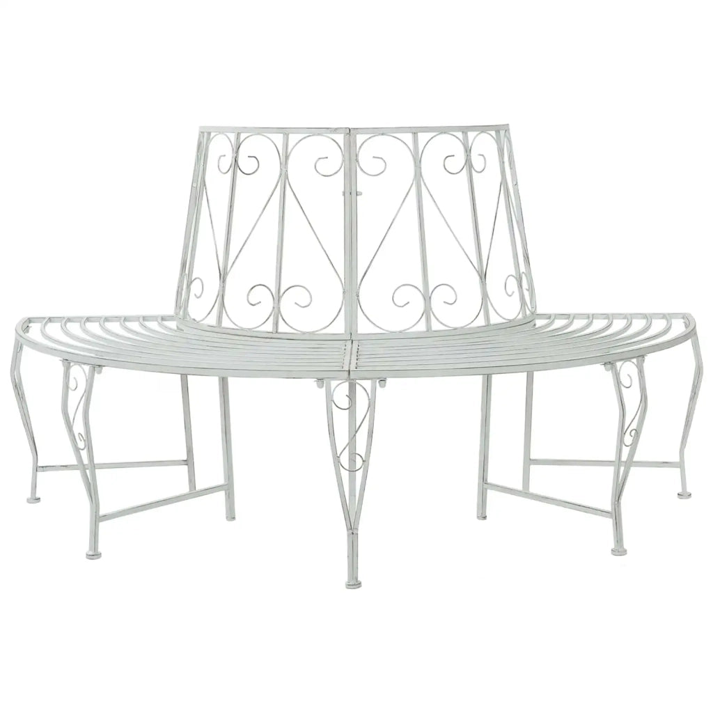 Panchina per Alberi 4-Numero di posti 160 x 80 x 89 cm Acciaio 42029504