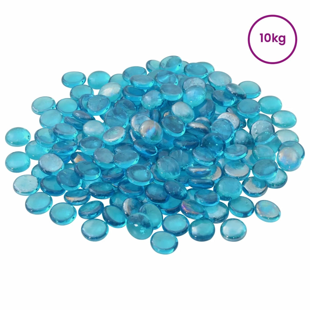 Nugget di vetro 17-19 mm Blu acquamarina Vetro 42041599