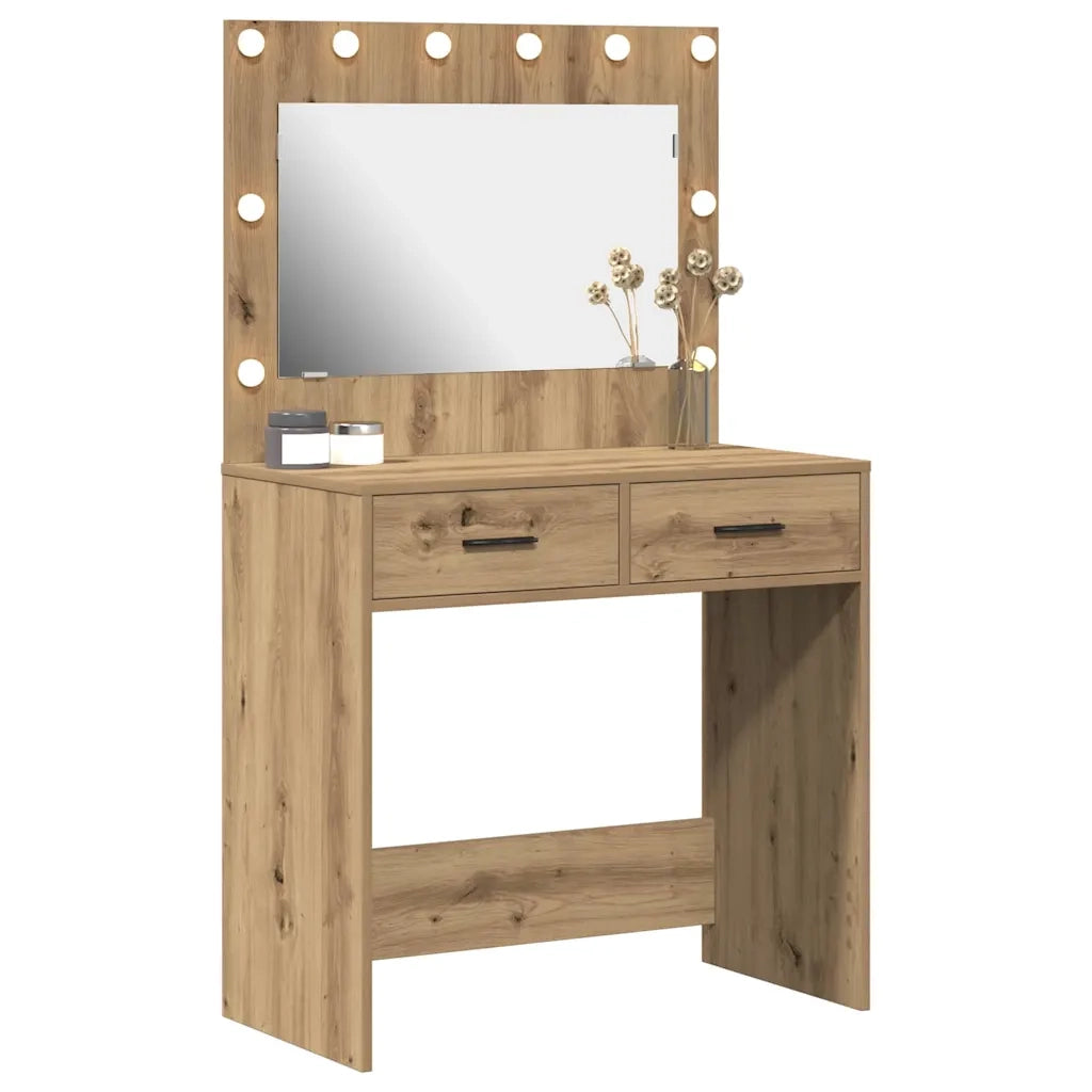 Tavolo da Trucco Rovere artigianale 78,5 x 41 x 135 cm 865036