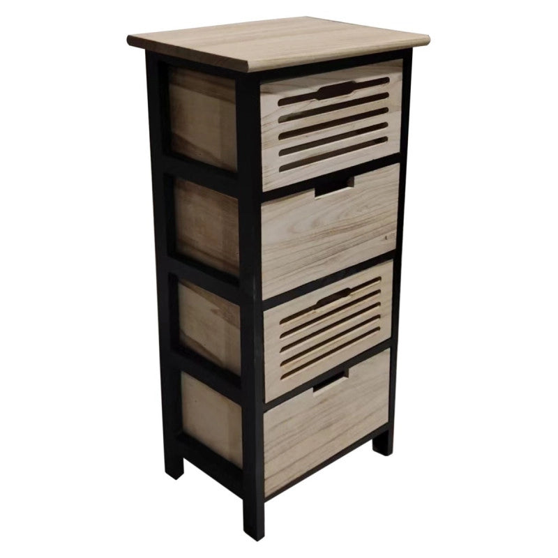 Cassettiera Lume 4 Cassortiti 34x25x78