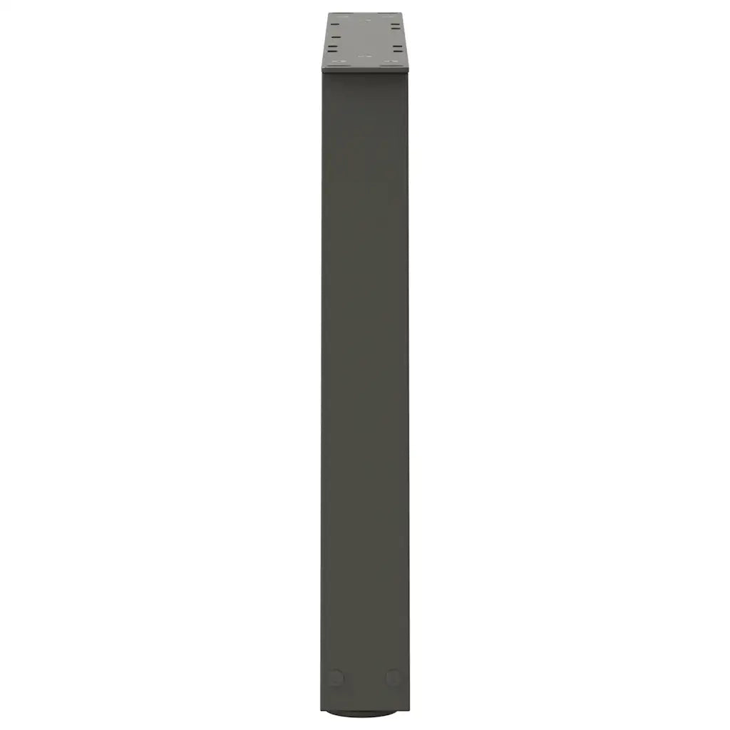 vidaXL Gambe per Tavolino da Caffè a Forma di V 2 pz Antracite 70x(42-43,3) cm Acciaio