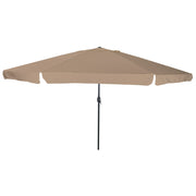 Parasol da giardino  Ã¸395x245 cm Tortora