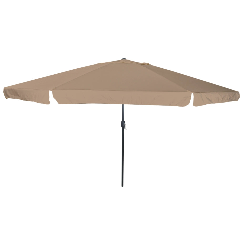 Parasol da giardino  Ã¸395x245 cm Tortora