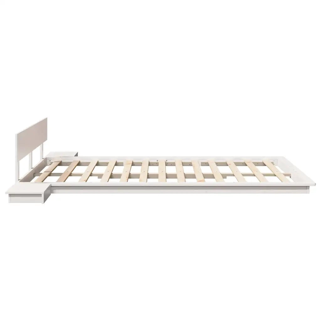 Struttura del letto Bianco 140 x 200 cm legno