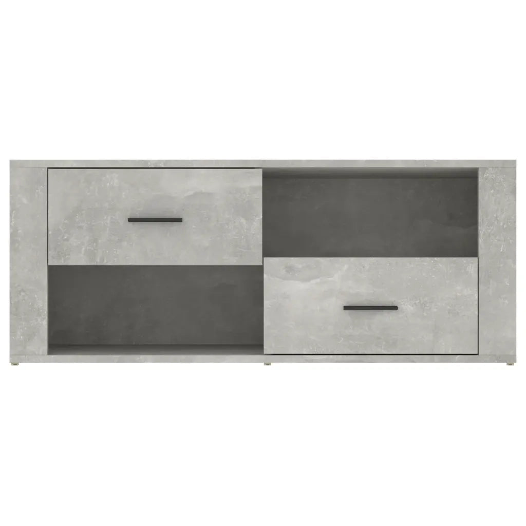 Mobile per TV Grigio Cemento 100x35x40 cm Legno Multistrato 823103