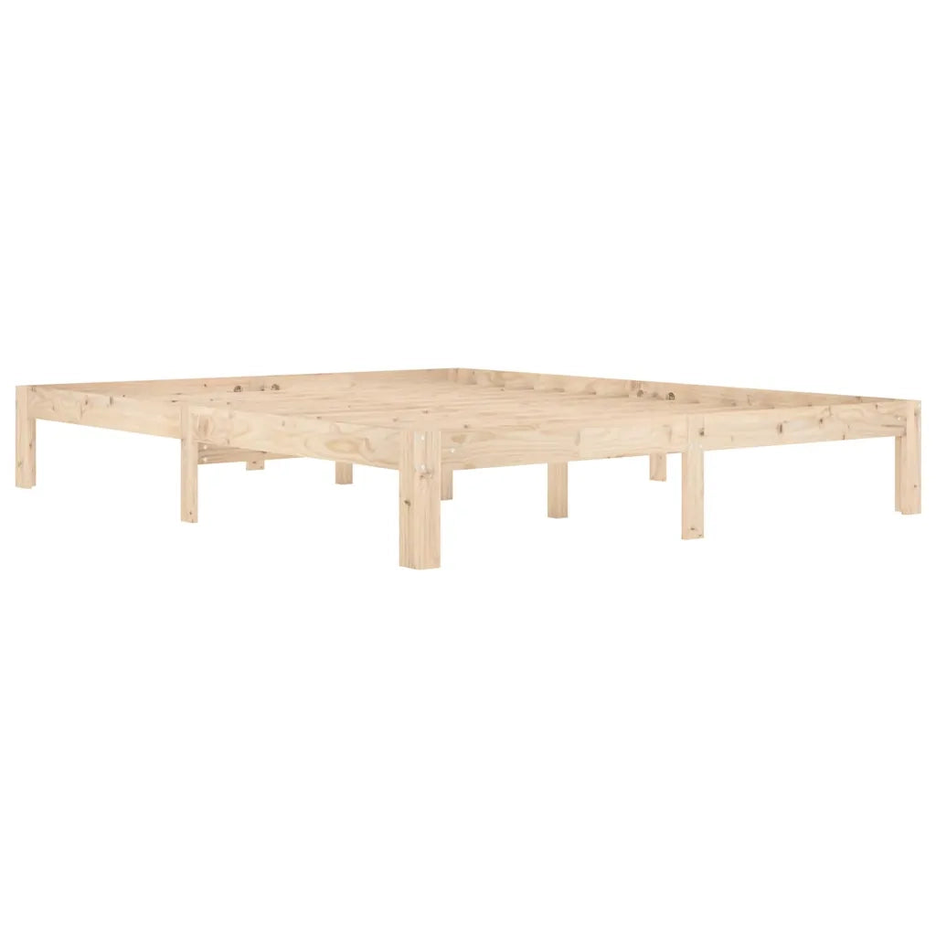 Giroletto in Legno Massello di Pino 160x200 cm 810375