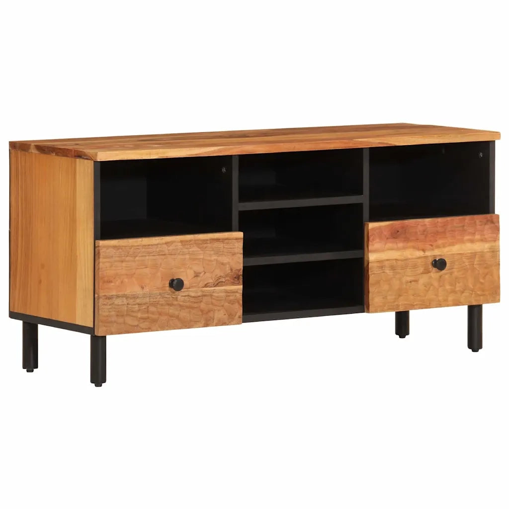 Mobile Porta TV-Mobile per TV-Credenza TV 100x33x46 cm in Legno Massello di Acacia 218832
