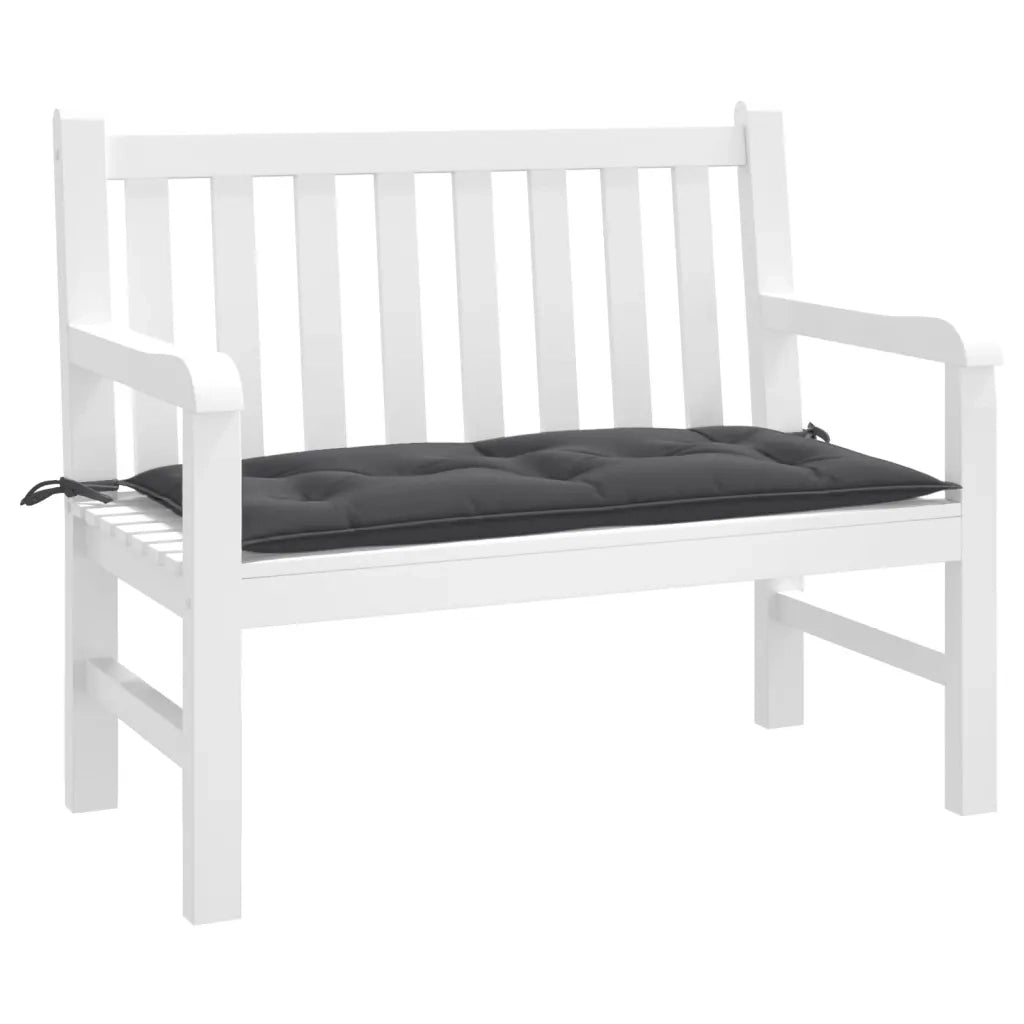 Cuscino Panca Giardino Antracite MÃ©lange 100x50x7cm Tessuto