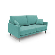 Saturno Divano moderno in tessuto morbido impermeabile T03 180 cm verde acqua