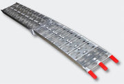 Rampa di carico pieghevole in alluminio per moto fino a 340 kg 220 x 28 cm grigia 3416050
