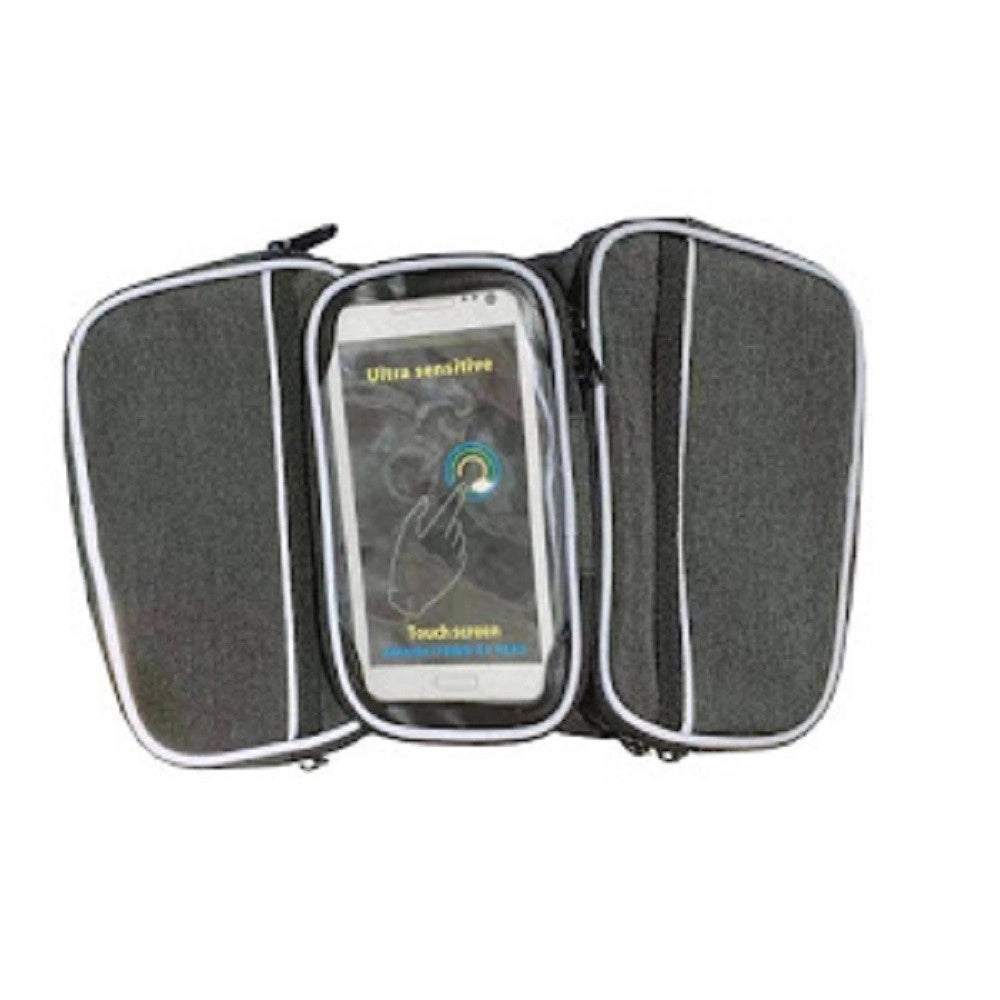 Trade Shop - Borsa Custodia Impermeabile Telefono Motocicletta Bicicletta Manubrio Bag Zx-9425 -