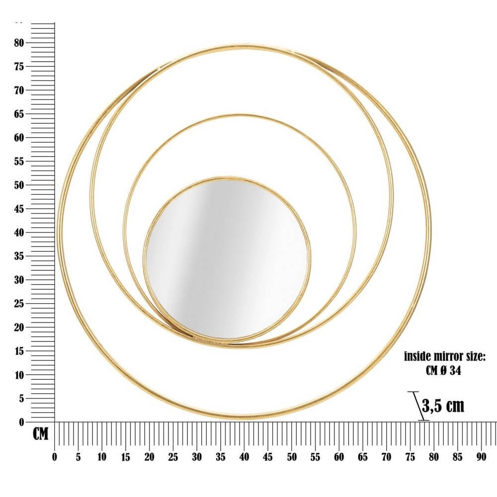 Specchio Glam Arco diam 80 cm - ARC GLAM