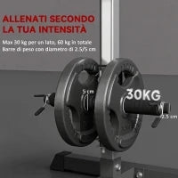 Stazione Fitness Pull Down da Casa con Panca e Cavo Regolabile, in Acciaio 107x120x190cm Nero