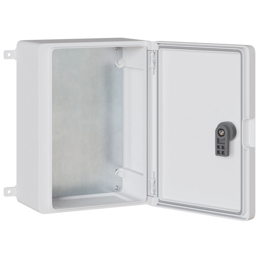 Armadio di Controllo IP65 Impermeabile Grigio 21x13x28 cm in Plastica ABS