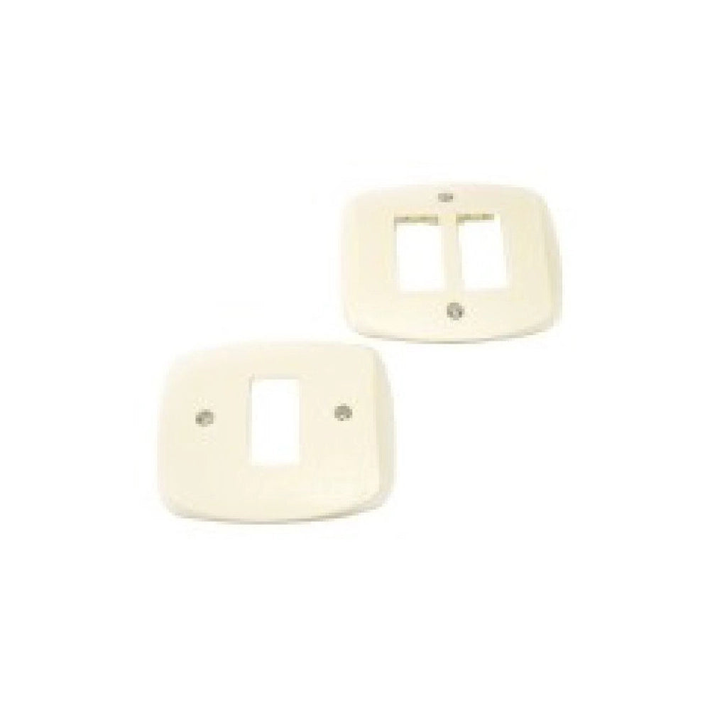 Trade Shop - Placche In Abs Autoportanti Per Scatola Tonda Autoportante Diametro 60 / 80 - Oro -2 Fori     -