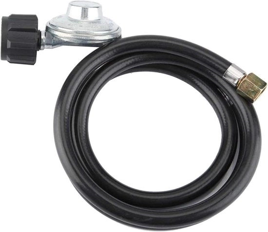 Regolatore di propano con set di tubo da 15 m e connettore femmina 3/8 pollici per forno a gas LP/LPG barbecue