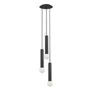 Nowodvorski Baton 7856 lampadario nero metallo 3xE27